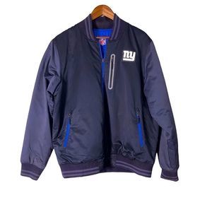 NY Giants "On Field Apparel" REVERSIBLE NFL Nike Team Jacket